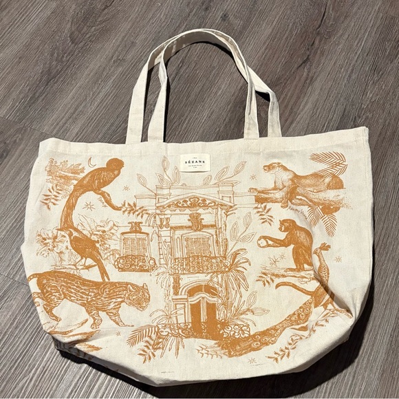 Sezane Tote Bag - Picture 1 of 6